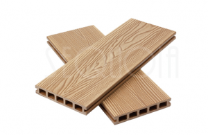 Террасная доска из ДПК SEQUOIA DUAL 3D WOOD цвет NATURE