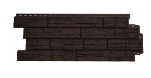 Фасадная панель Сланец Grand Line Коричневый