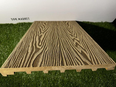 Ступень полнотелая 3D Step из дпк Орех