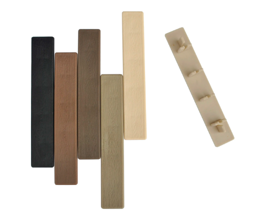 Пластиковая накладка-заглушка для композитного настила wpc