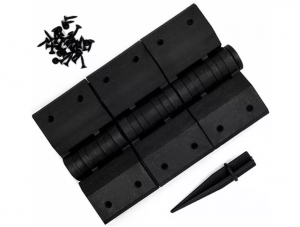 Угловой элемент поворотный пластик. 225х30мм.Чёрный