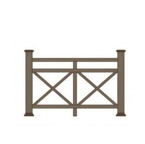 Ограждение из дпк Rusdecking-«Бастион»