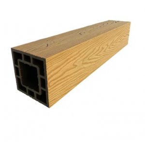 Столб из ДПК серия SIMPLEX 120х120мм Бук