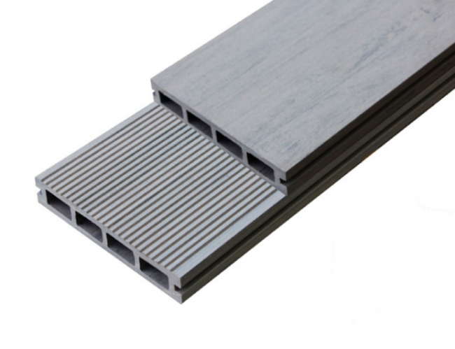 Террасная доска из ДПК Outdoor вельвет/шлифованная Серый микс
