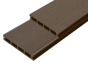 Террасная доска из ДПК Outdoor вельвет/шлифованная Тёмно-коричневый