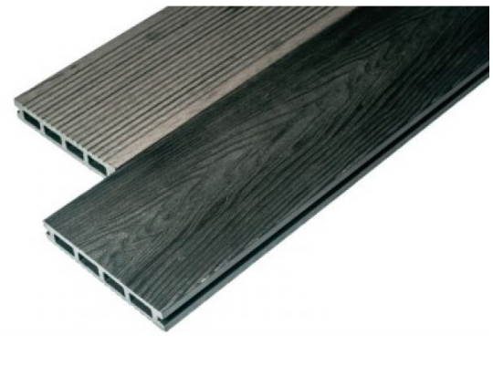 Террасная доска дпк TimberTex Ultra серая 3D